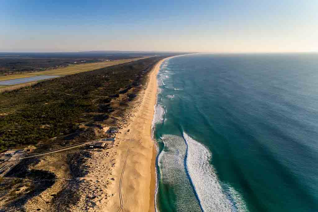 Comporta beach, Portugal - wild sand and pine dunes
